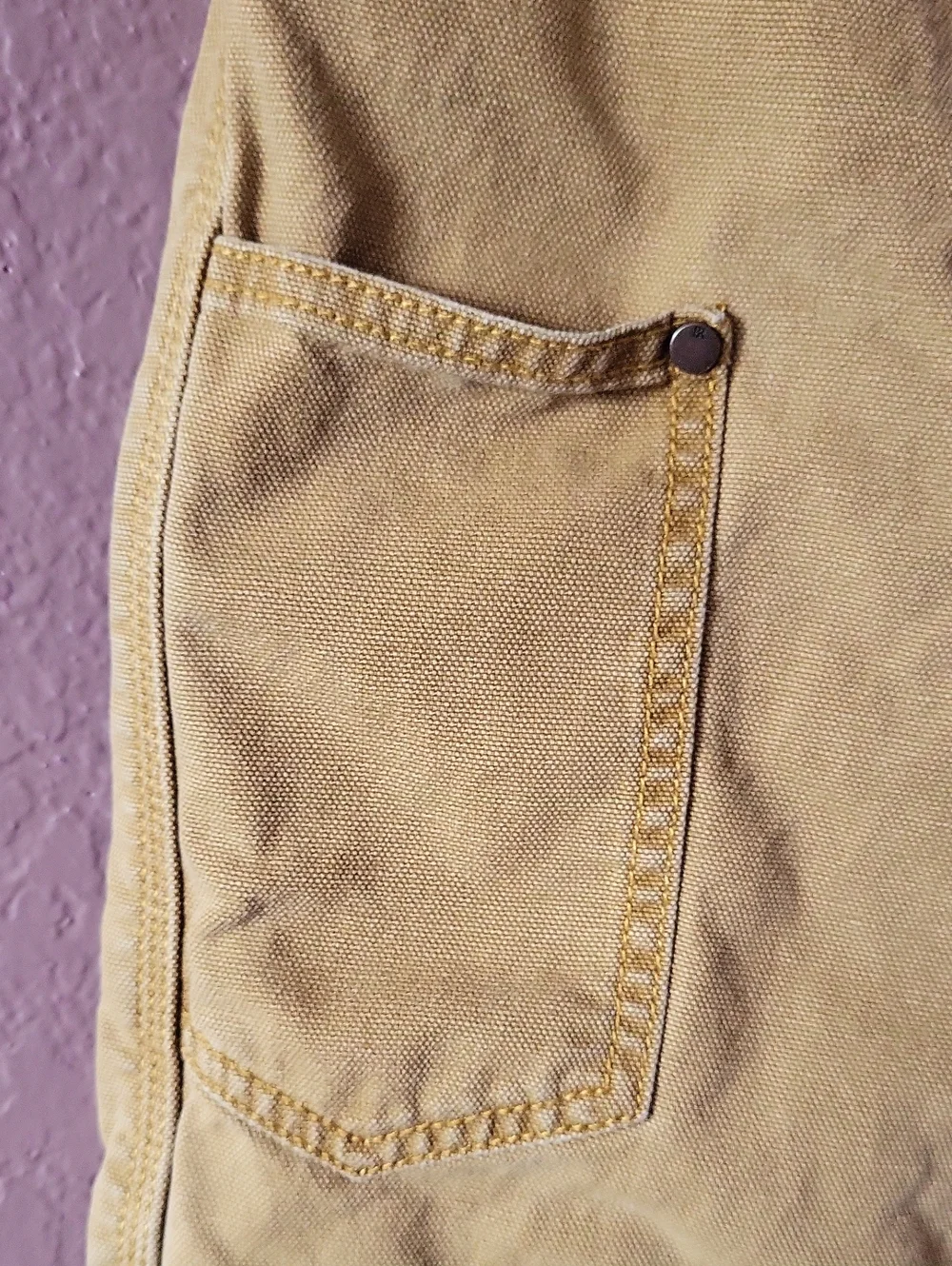 Banana Republic Men's Workwear Canvas Pants in Tan